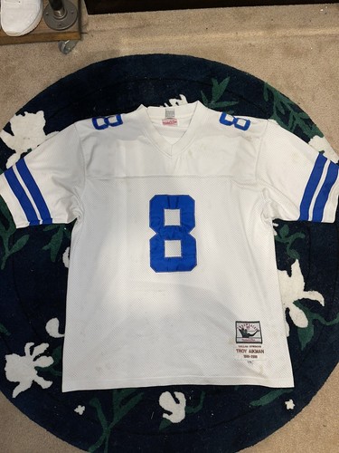 Mitchell & Ness Troy Aikman Dallas Cowboys Throwback #8 Jersey - Picture 6 of 6