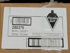 12 Pack Of TOUGH GUY 280376 Toilet Cleaning Caddy, 3 1/4 in L, White 1CG56