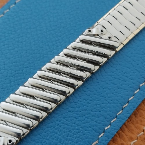 17.2mm 10k Yellow Gold-Filled Classic Kestenmade USA 1950s Vintage Watch Band - Picture 6 of 7