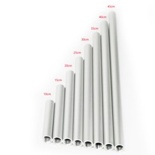 10 - 45cm long Aluminum Rod Rail OD 15mm fr LWS Camera Rig Armor Dolly Support