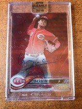 2018 Clearly Authentic Luis Castillo On Card Auto Red 6/50 Cincinnati Reds 🥵