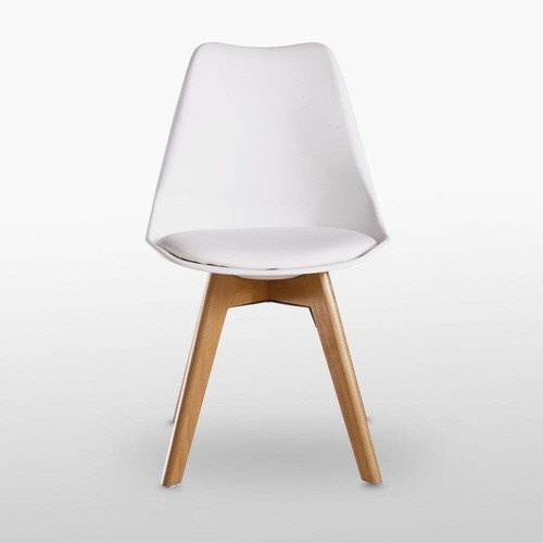 Round Dining Set | Halo Round Table & Lorenzo Jamie Tulip Chair | Set of 2 - Picture 5 of 146