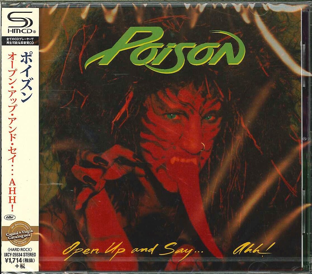 POISON OPEN UP AND SAY... AHH! WITH BONUS TRACKS JAPAN SHM CD