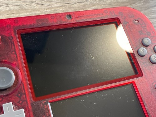 Console Nintendo 2DS Rouge Transparent Red PAL EUR 3DS - Picture 8 of 15
