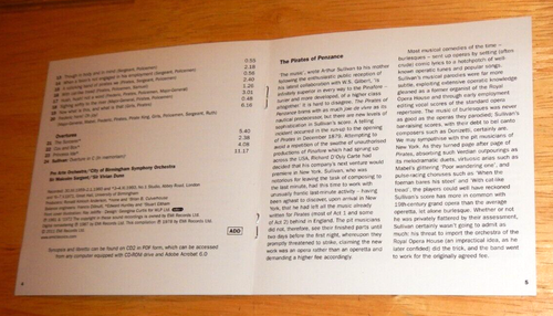 GILBERT & SULLIVAN- SIR MALCOLM SARGENT - THE PIRATES OF PENZANCE - 2 CD set - Bild 6 von 8