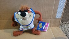 Vintage 1996 Looney Tunes Space Jam Taz Tasmanian Devil Stuffed Plush with Tags