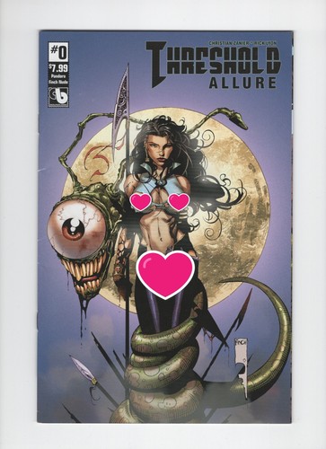 🚨🔥THRESHOLD ALLURE 0 2 3 AVATAR PRESS BOUNDLESS COMICS 5 BUCH VARIANTEN LOT - Bild 3 von 11