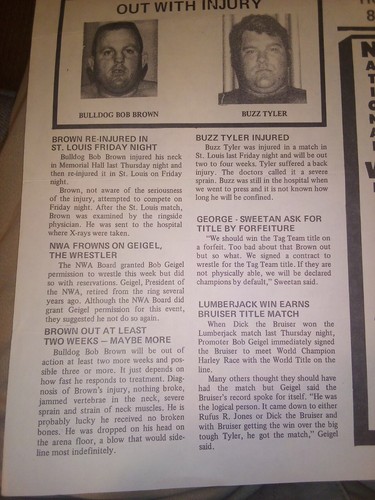 RACE dick BRUISER Brody NWA wrestling program 1980 WWF KANSAS Tyler takachino aw - Picture 4 of 19