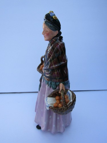 Vintage Royal Doulton Figurine The Orange Lady Hairline Fracture - Picture 2 of 8