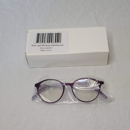 Doros Blue Light Blocking Glasses - Choose your Color/ Style (Red Purple Brown) - Picture 20 of 21