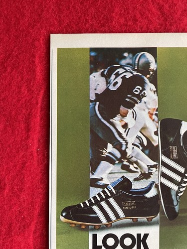 Vintage 1974 Adidas Shoes Star Streak Football Cleat Advertisement - Picture 4 of 7