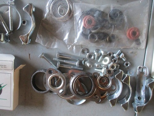 New NOS Volkswagen VW Exhaust Related & Misc Engine Vintage Parts lot - Picture 2 of 4