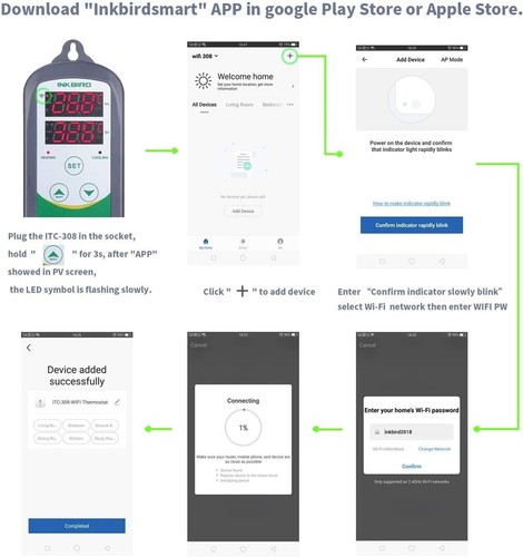 INKBIRD Digitale Aquarium Thermostat Regolatore Riscaldatori e refrigeratori EU - Foto 6 di 18