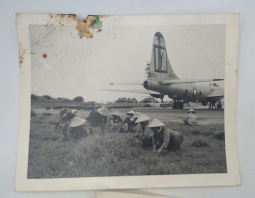 5 US Army Air Force B&W Military Plane Photos Okinawa Japan 1950 Brovira 12x15 - Picture 4 of 17