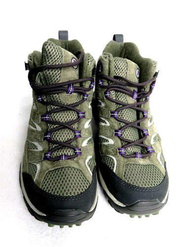 Merrell Shoes Womens Size 10 Moab 3 J500054 Green Lace Up Round Toe Hiking Shoe - Picture 5 of 10