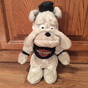 harley davidson stuffed dog