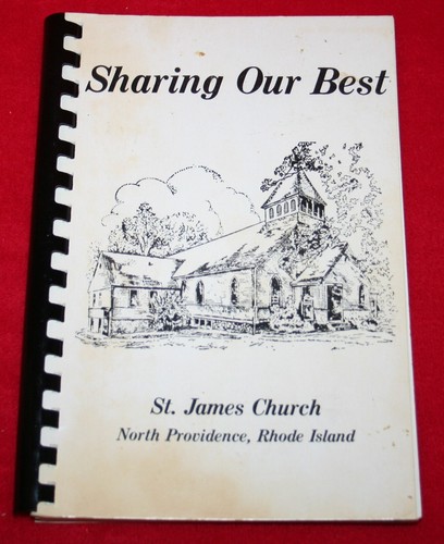 Vintage ST JAMES CHURCH North Providence Rhode Island COOKBOOK Recipes Food - Picture 1 of 3