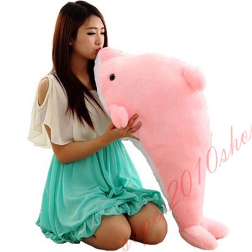 Giant Huge Dolphin Stuffed Animal Plush Soft Toy Pillow Bolster Sofa doll Gift | eBay Giant Huge Dolphin Stuffed Animal Plush Soft Toy Pillow Bolster Sofa doll Gift | eBay