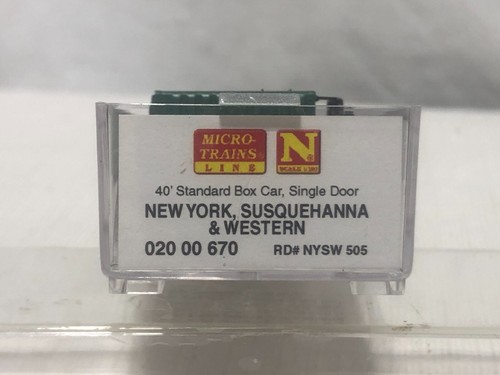 N Scale MT PA5 020 00 670 Susquehanna 40' PS-1 Standard Box Car Single Door - Picture 2 of 4