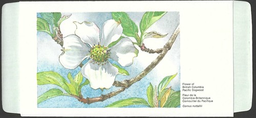 Canada #423 "B.C. DOGWOOD" Brand New 1973 Aerogramme Issue