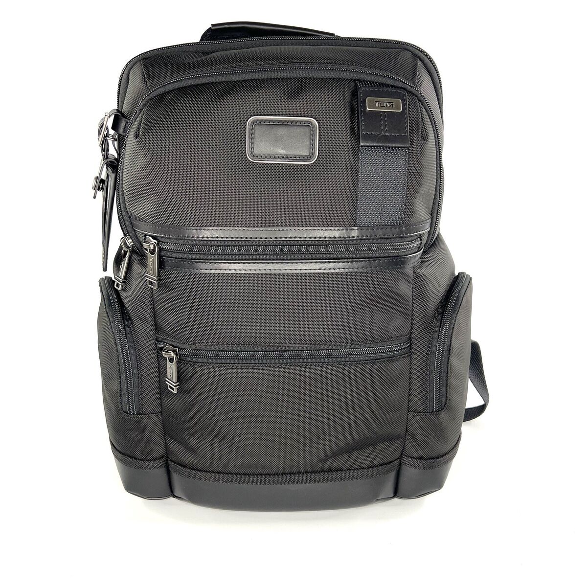 TUMI Parrish Backpack Solid Black Laptop Business Bag