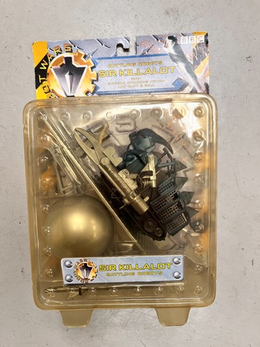 NEU UND VERPACKT BBC Robot Wars Pull Back Toy Sir Killalot Actionfigur Logistix 2000 Retro