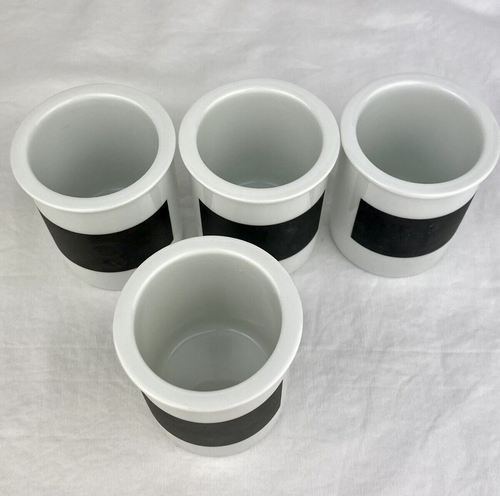 Kiste und Fass Kanister Set 4 Mini Keramik Porzellan Tafel Kanister Deckel - Bild 6 von 8