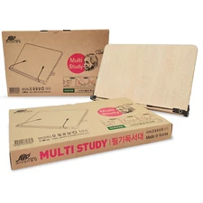 NICE O103 Book Stand Holder Reading Desk Bookstand Cookbook Foldable Tray Maple