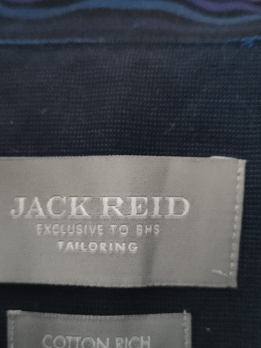 Jack Reid by BHS men’s purple striped regular fit long sleeve shirt 16.5 inches  - Picture 4 of 14