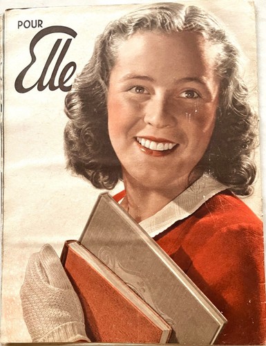 Pour ELLE n° 7 du 25 Septembre 1940 ancienne revue de Mode Couture pour femme - Picture 5 of 5