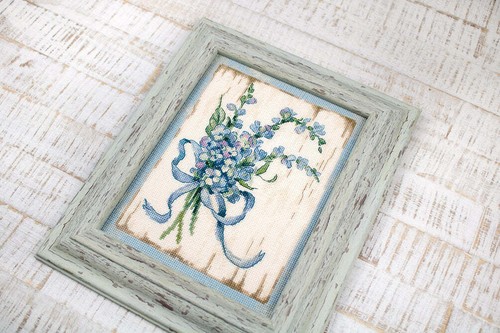 LetiStitch Counted Cross Stitch Kit BLUE I Leti974 - Picture 3 of 12