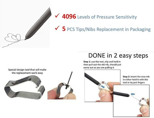 Galaxy S24 Ultra S Pen Replacement (Without-Bluetooth) Compatible Samsung Galaxy - Picture 4 of 4