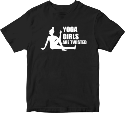 Yoga Girls Are Twisted T-shirt Gym Training Fitness Running Trainer Zumba Gifts - Picture 8 of 21