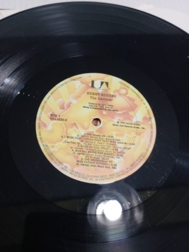 Kenny Rogers: the Gambler – 1978 Album Record Vinyl LP, VG, No Poster - Picture 7 of 9