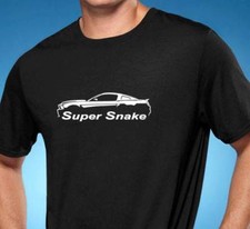 2010-14 Shelby Super Snake GT500 Mustang Outline Design Tshirt NEW FREE SHIPPING