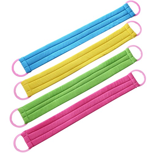 4 PCS Bath Towel Back Washing Scrubber for Body Japanese Exfoliating - Photo 4 sur 12