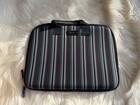 Chloe Dao Collection Pacific Design Pinstripe Laptop Bag With Removable Strap