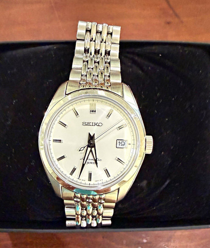 Seiko SARB035 Automatic White Dial 100m Stainless Bracelet w/Box Papers