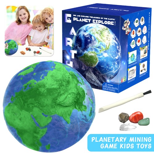 Planet Mining Kit with 8pcs Gemstones Early Educational Earth Gemstone Dig stvcz - Picture 8 of 12