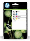 Cartouches jet d'encre HP 963 - Pack de 4, noir/cyan/magenta/jaune