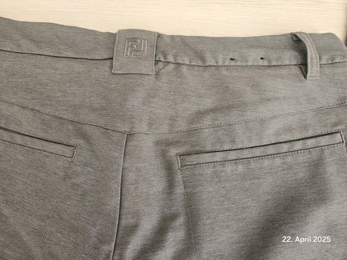 Footjoy Golf Hose Herren Gr. 32x32 Grau 4 Pocket Slim Fit - Bild 4 von 4