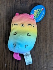 Cats vs Pickles 118 Primrose Rainbow Rare Blue Bag Series Beanbag Plush 4" NWT