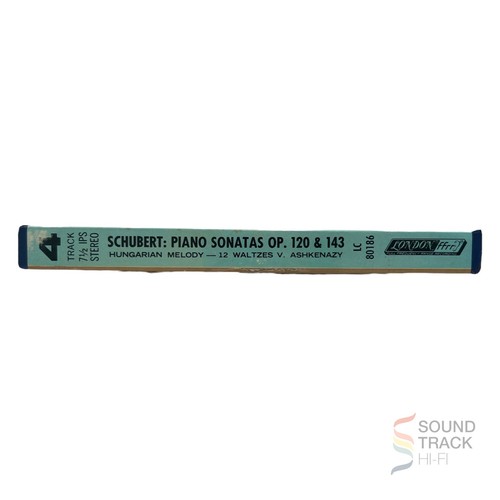 Schubert Piano Sonatas 12 Waltzes Vladimir Ashkenazy 7 1/2 IPS Reel Tape London - Picture 4 of 4