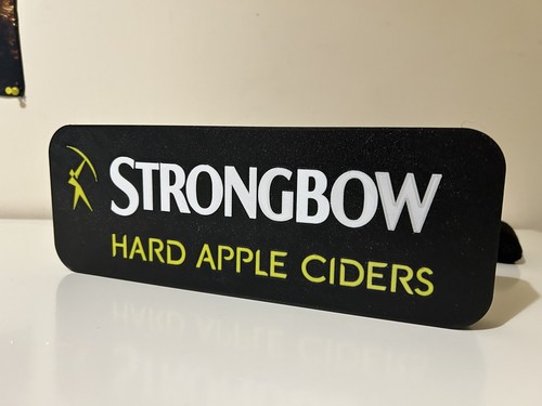 Strongbow Cider beleuchtete Wand LED USB Leuchtkasten Kneipe Schild, Männerhöhle, Bar - Bild 6 von 10