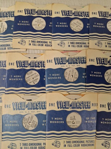 Estereoscopio visor 3D Sawyer's View-Master de colección con lista de carretes caja de 13 carretes - Imagen 10 de 11