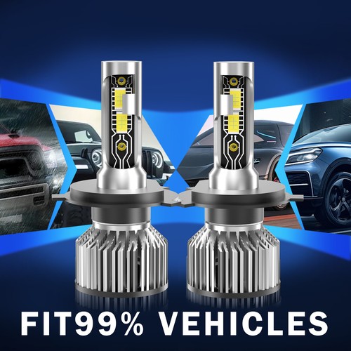 For Nissan Maxima 2000-2001 LED Headlight+ Fog Light Bulbs Kit Combo White - Picture 6 of 15