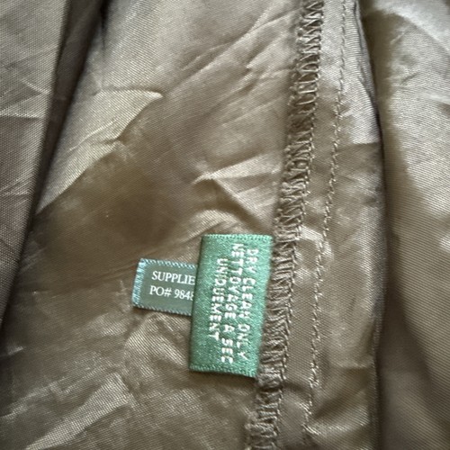Vestido envolvente verde oliva talla 8 con cinturón Lauren Ralph Lauren para mujer - Imagen 6 de 13