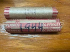 2 Rolls Of Circulated 1944 Wheat Cent Pennies 100 Coins Total Ungraded