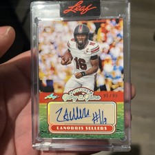 2025 Leaf Glory of the Game Futures SILVER FOIL Auto LANORRIS SELLERS  95/99