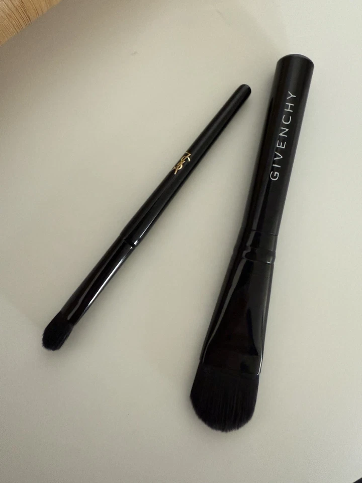 Givenchy YSL 8 Piezas Tamaño de Viaje Pinceles Corrector de Labios Base Cepillo Línea de Ojos Foto 3 de 4